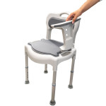 Κάθισμα Μπάνιου με Πλάτη 0803390 mobiak 46x43x54.7cm Κάθισμα Μπάνιου με Πλάτη 0803390 mobiak 46x43x54.7cm